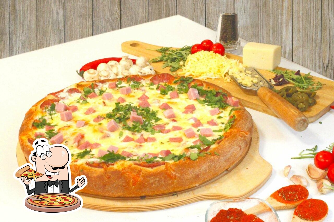 В "Вкусно пицца" вы можете  заказать  пиццу.