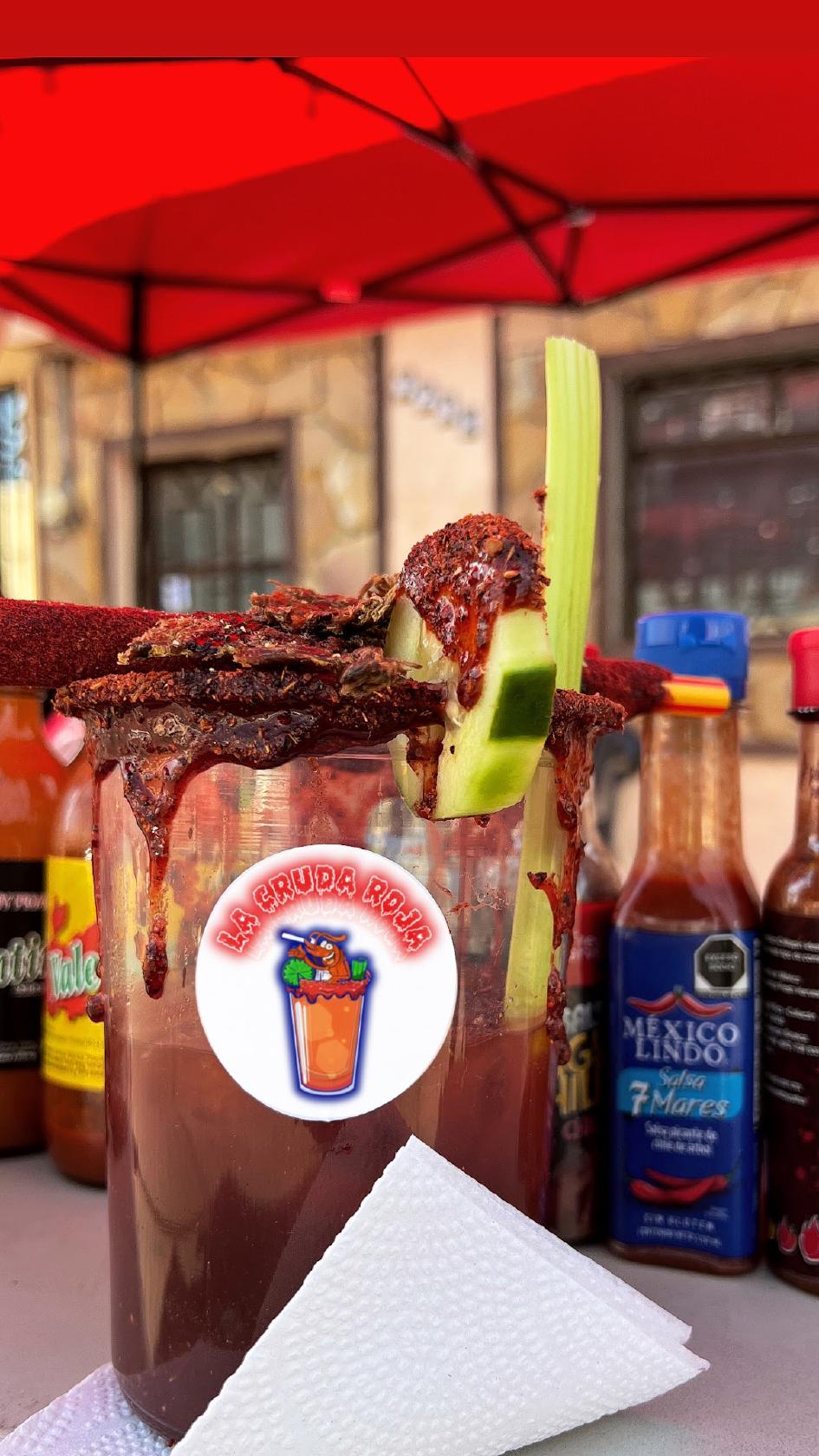 La cruda roja