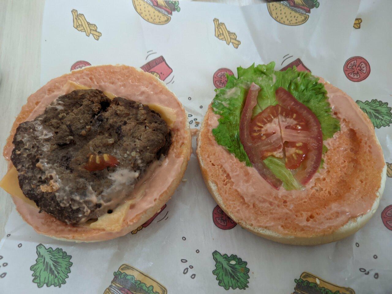 Green burger