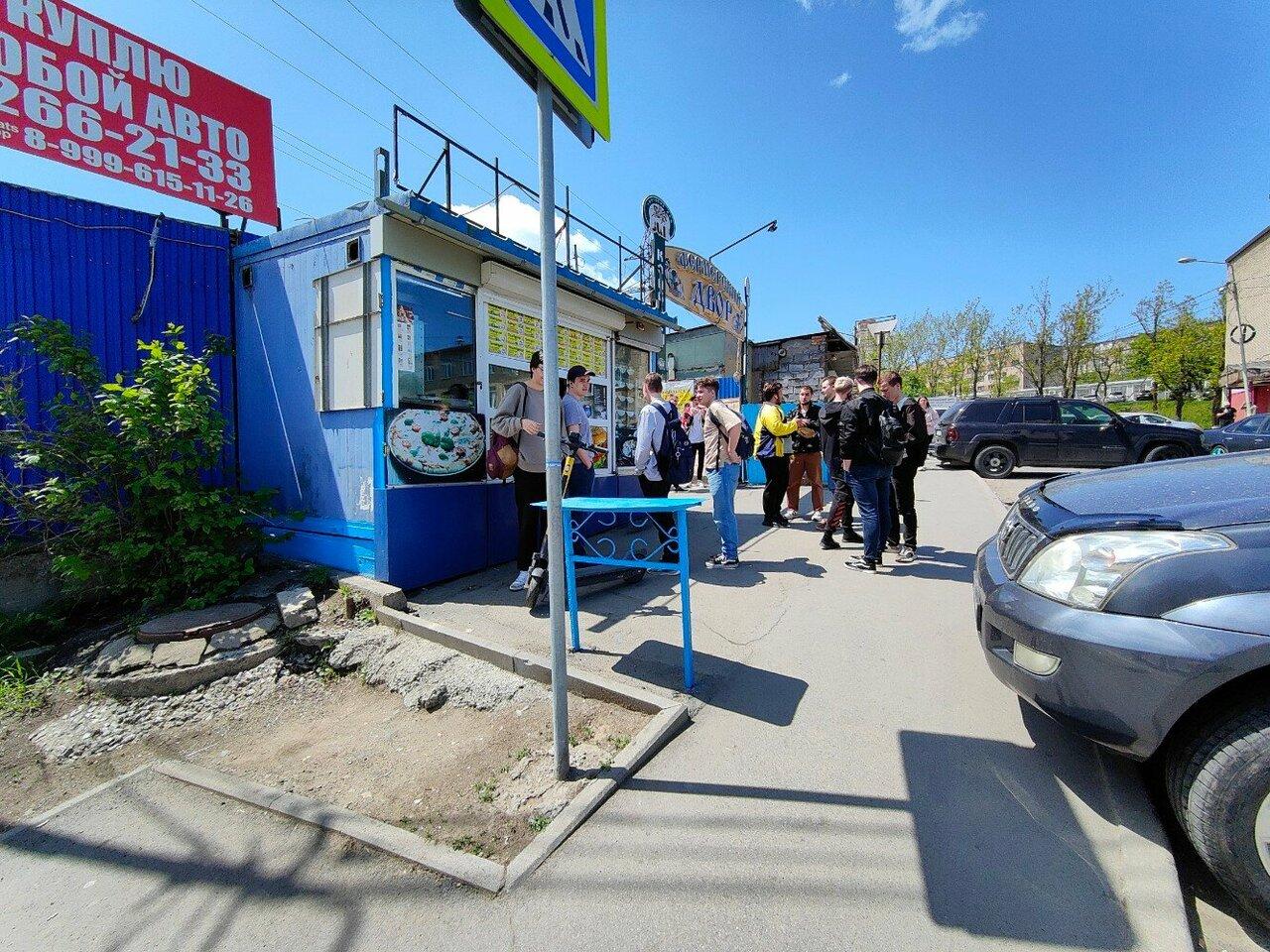 Киоск фастфудной продукции