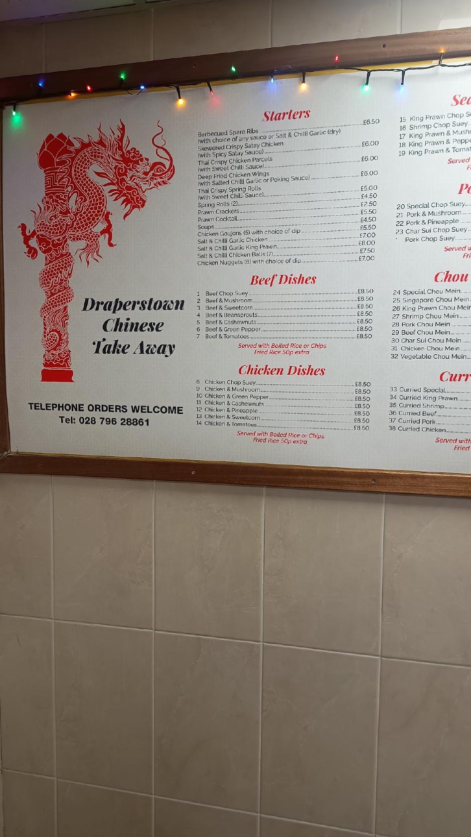 Draperstown Chinese Take Away