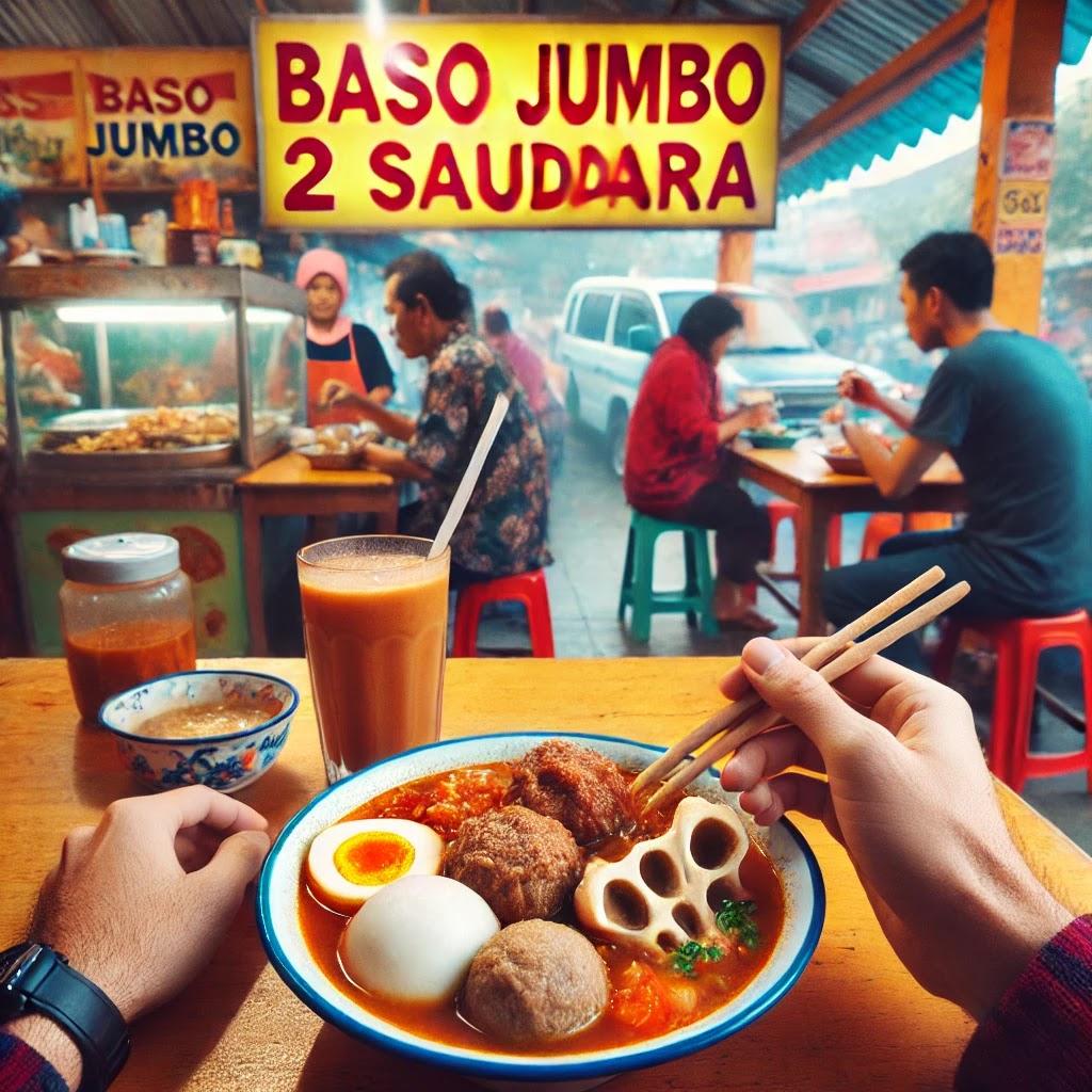 Bakso dan mie ayam dua saudara cabang 2 kali wedi
