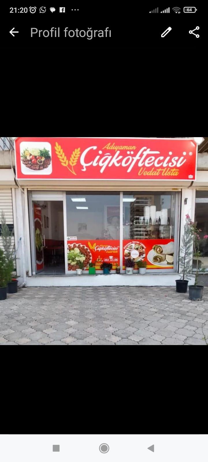 Adıyaman çiğ Köftecisi Vedat usta