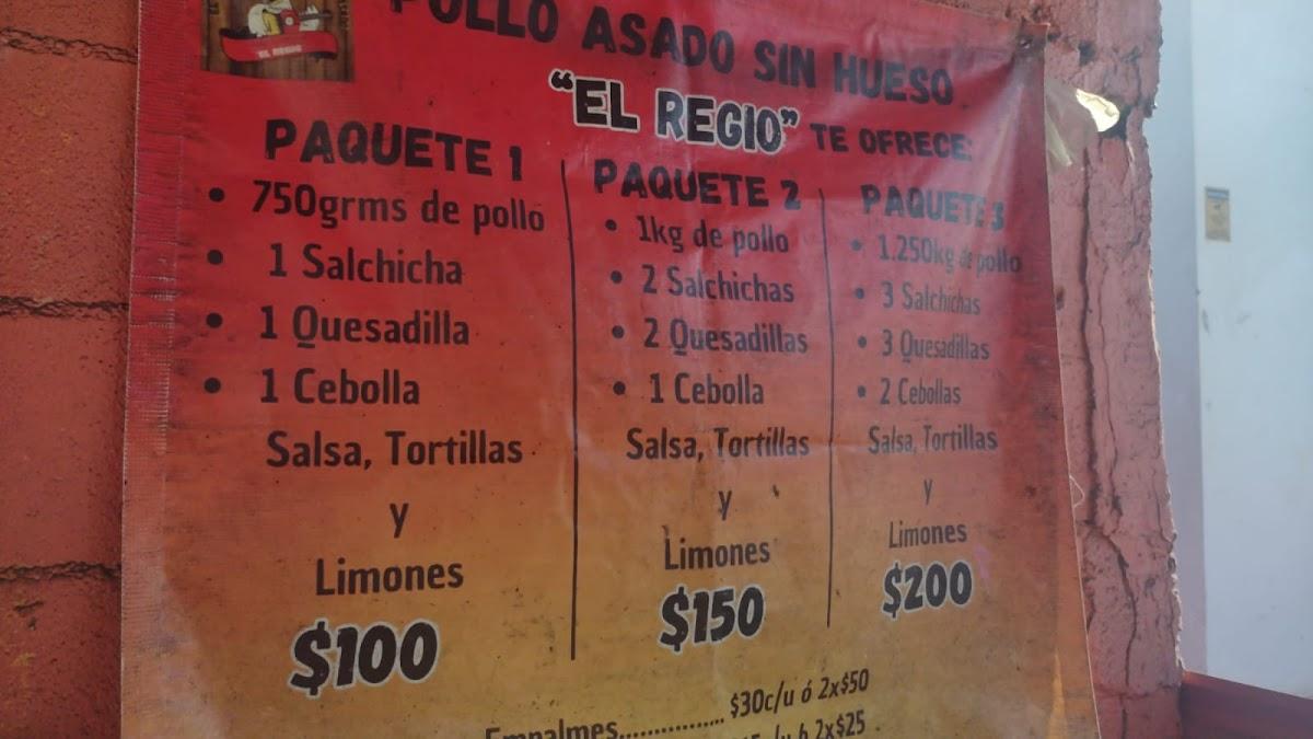 Pollo asado sin hueso "el regio"