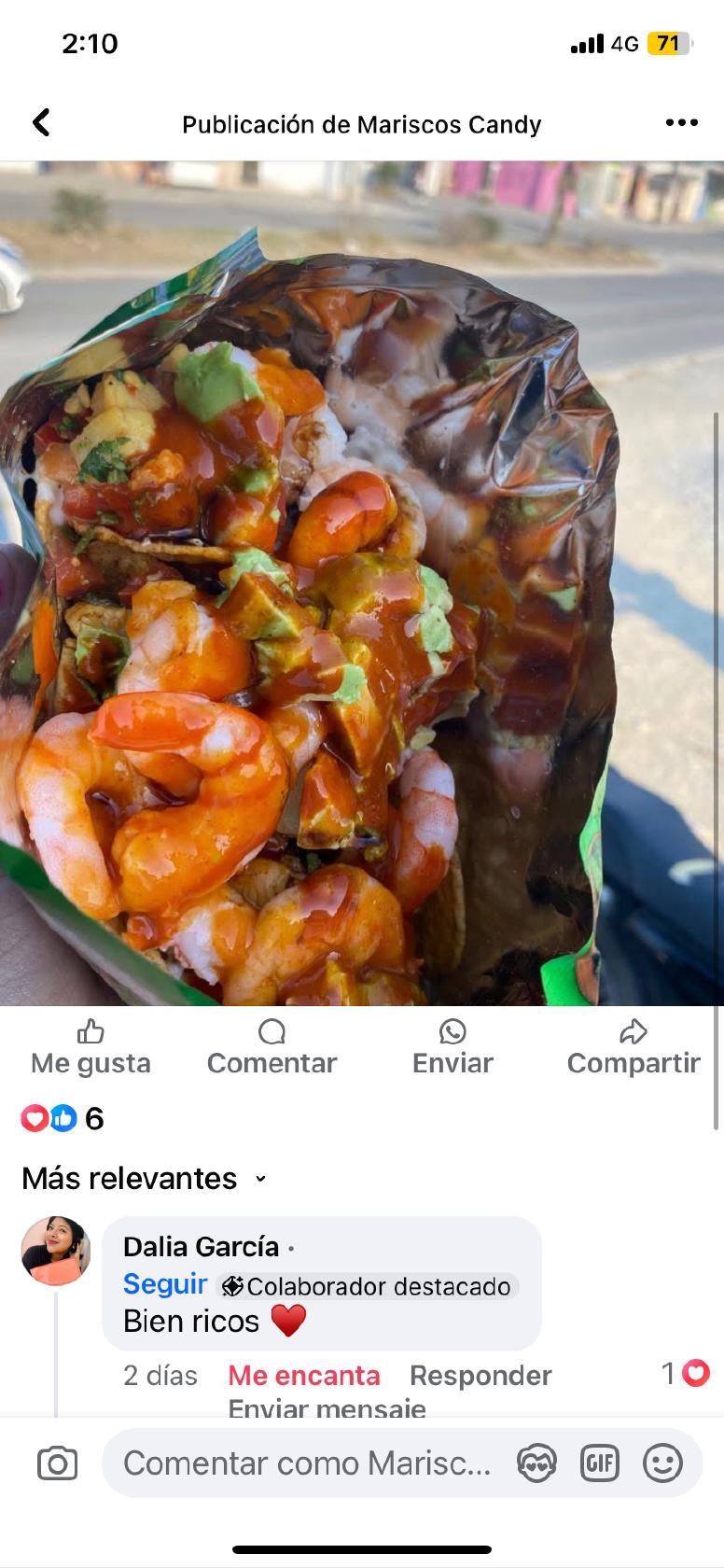 MARISCOS CANDY