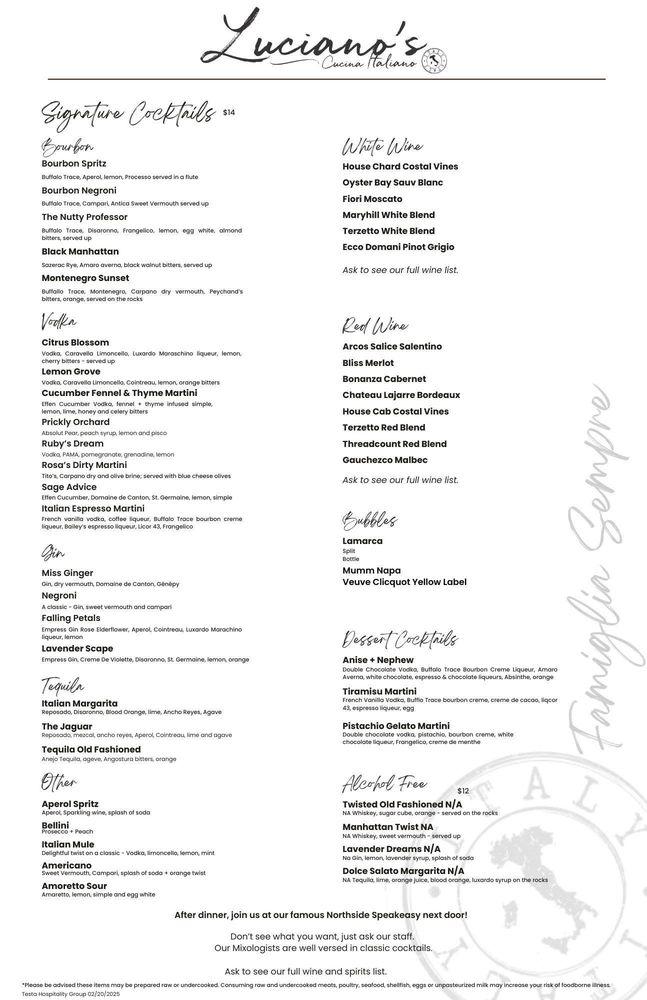 Luciano's Cucina Italiana