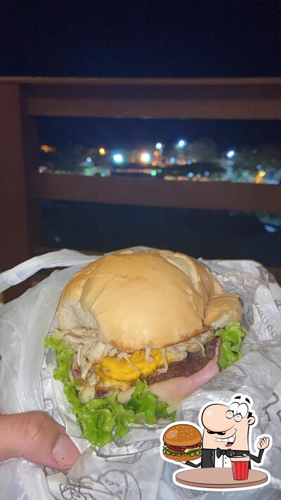 Consiga um hambúrguer no Bura's Burguer