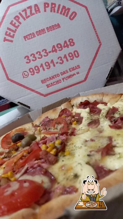 Escolha pizza no Pizzaria Primo
