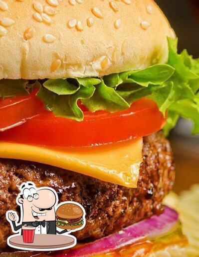 Peça um dos hambúrgueres oferecidos no Bura's Burguer