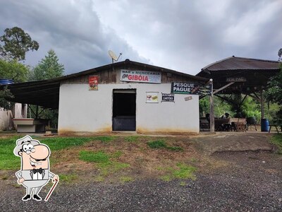 a parte exterior é uma característica importante do Bar Do Jiboia