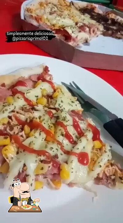Comida em Pizzaria Primo