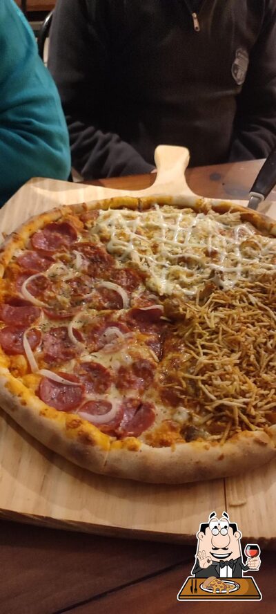 No Nono Distrito Food Beer, você pode provar pizza