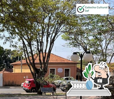 O exterior do Pizzaria Vó Dita