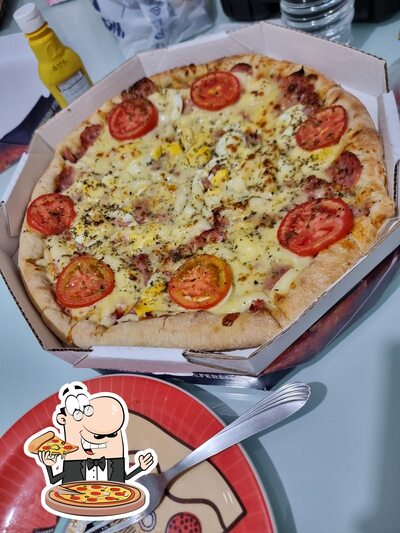 Peça pizza no KF Pizzaria