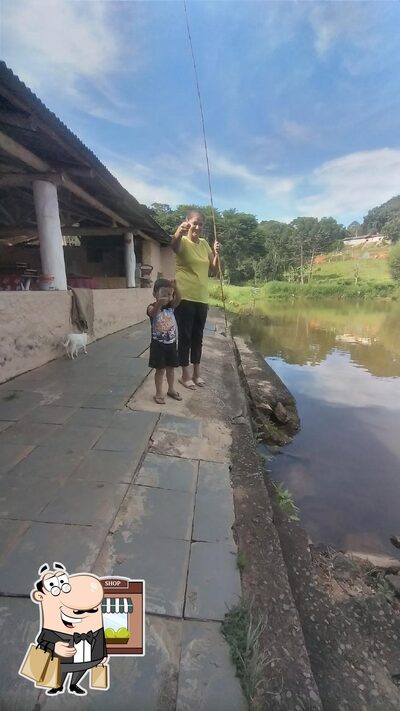 O exterior do Pesqueiro Vitória