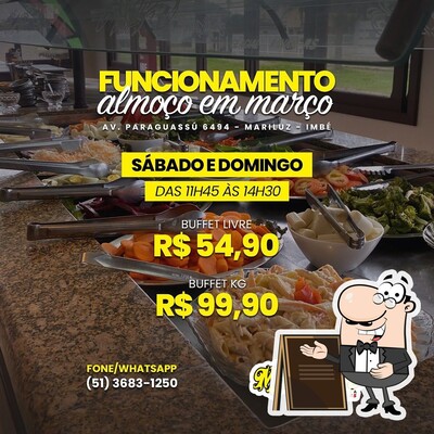 a área exterior é uma característica importante do Manggiare Pizzaria Express