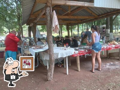 O interior do Pesque Pague Vô Ivo