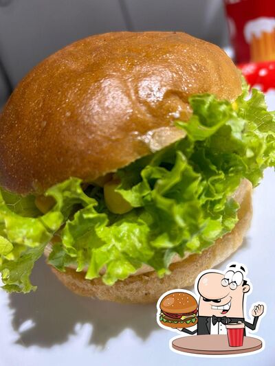 Consiga um hambúrguer no Parada Aconchego