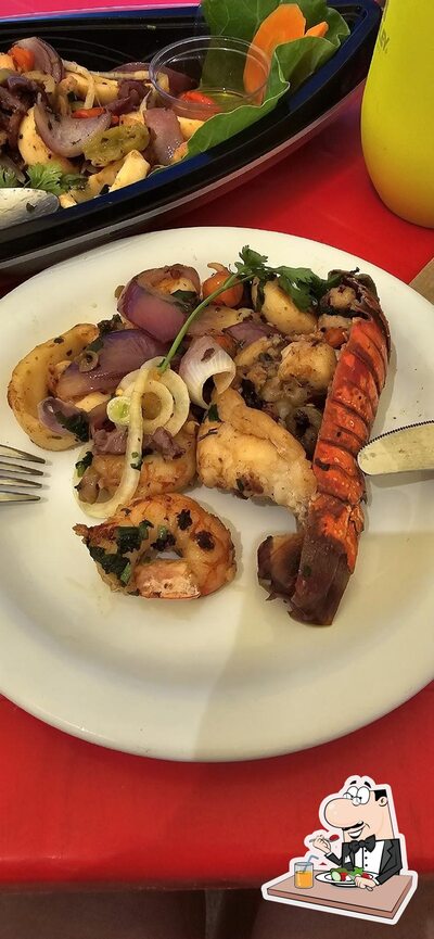 Platos en Restaurante / Cabana Oásis Deck Praia