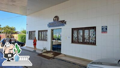 Desfrute da vista da área externa do Restaurante Sabor Caseiro