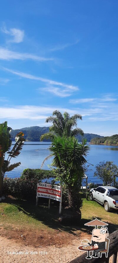Desfrute da vista da área externa do BEM BOLADO PESCA E LAZER
