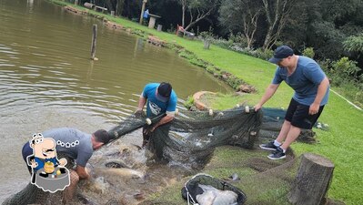 Platos en Pesque Pague Poço do Moinho