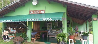 O interior do Queijaria Santa Rita- Sítio Colinas