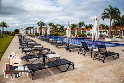 O interior do Clube Paraíso