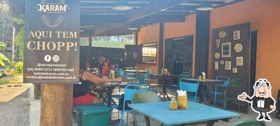 O interior do Bar ku da mata