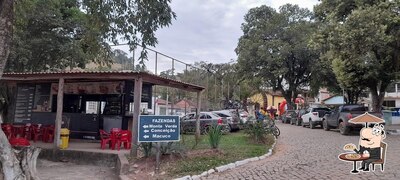 Você pode espairecer no na área externa do Legabe