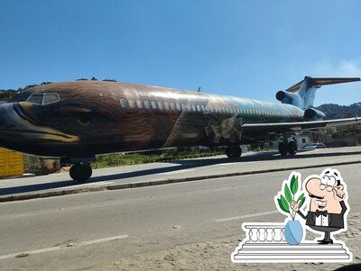 o exterior é uma característica importante do Restaurante Avellar