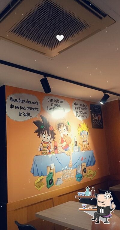 Installez-vous à l'une des tables de BigM Nevers