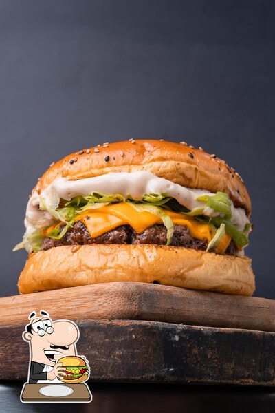 Peça um hambúrguer no Drake Pizzas