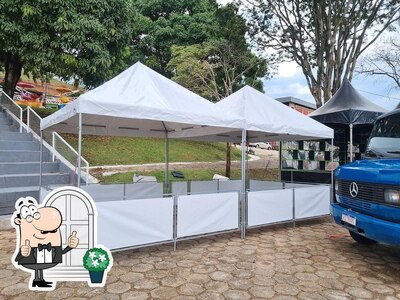 Você pode espairecer no exterior Aperitivos Lanchonete