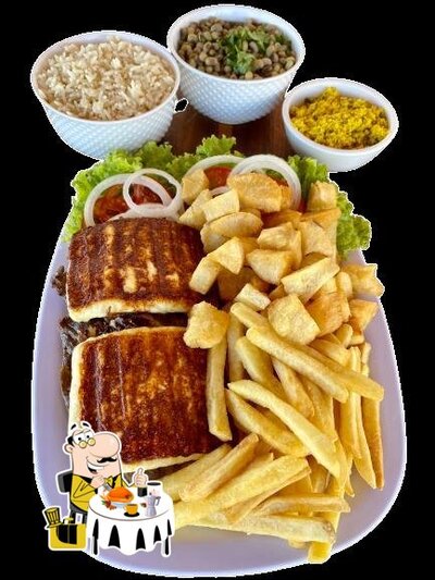 Comida em Restaurante Santa Rita