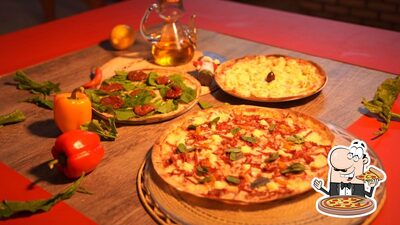 Peça diversos estilos de pizza