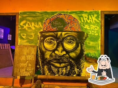 Comida em Sana Bambu Bar