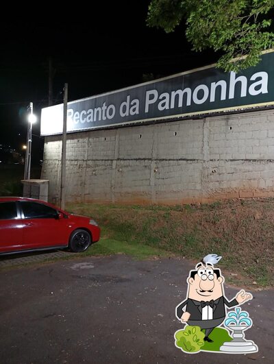 Desfrute da vista da área externa do Recanto da Pamonha