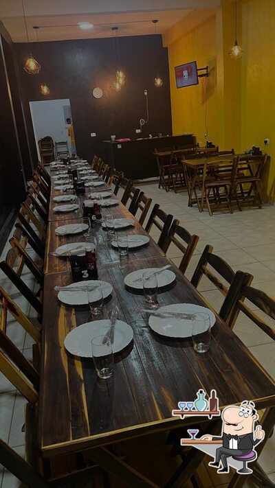 O interior do Pizzaria Pactheco