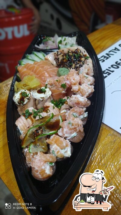 No Yamarestaurante, você pode pedir sushi