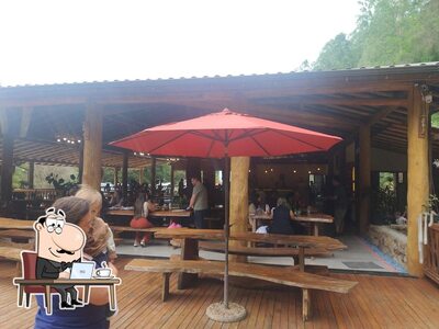 O interior do Restaurante e Café Casa da Roça