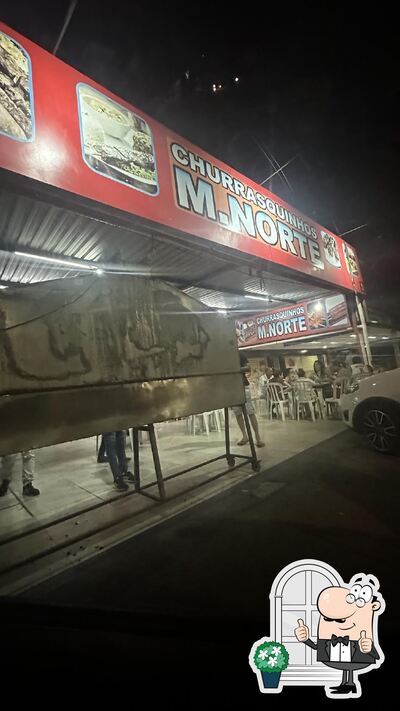 a área exterior é uma característica importante do Churrasquinho M.norte