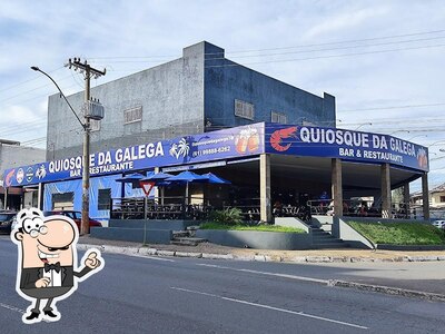 Veja a área externa do Quiosque da Galega Paranoá