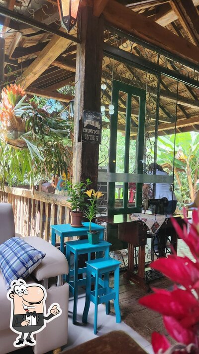 O interior do Restaurante Moinho da Roça - Pedra Azul/ES