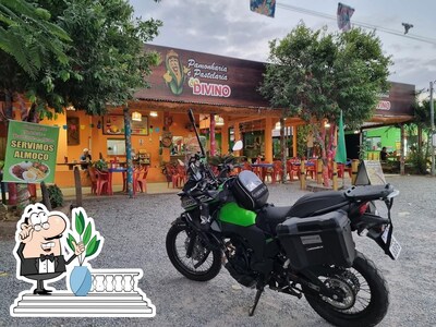 Você pode espairecer no na área externa do Pamonharia Do Divino